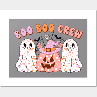 Boo Boo Crew Shirt, Halloween Family Shirts, Family Matching Shirts, Retro Halloween Shirt, Halloween Pumpkin Shirt, Ghost Family Shirt Posters and Art